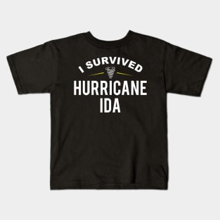 I Survived Hurricane Ida Kids T-Shirt